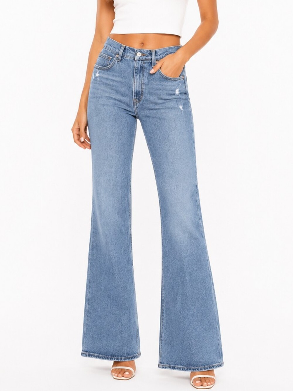 Levi's 70s High Flare Full Length Jeans Size 28